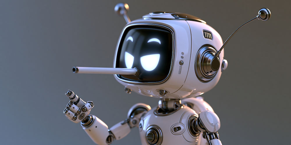 KI-Roboter mit Pinocchio-Nase